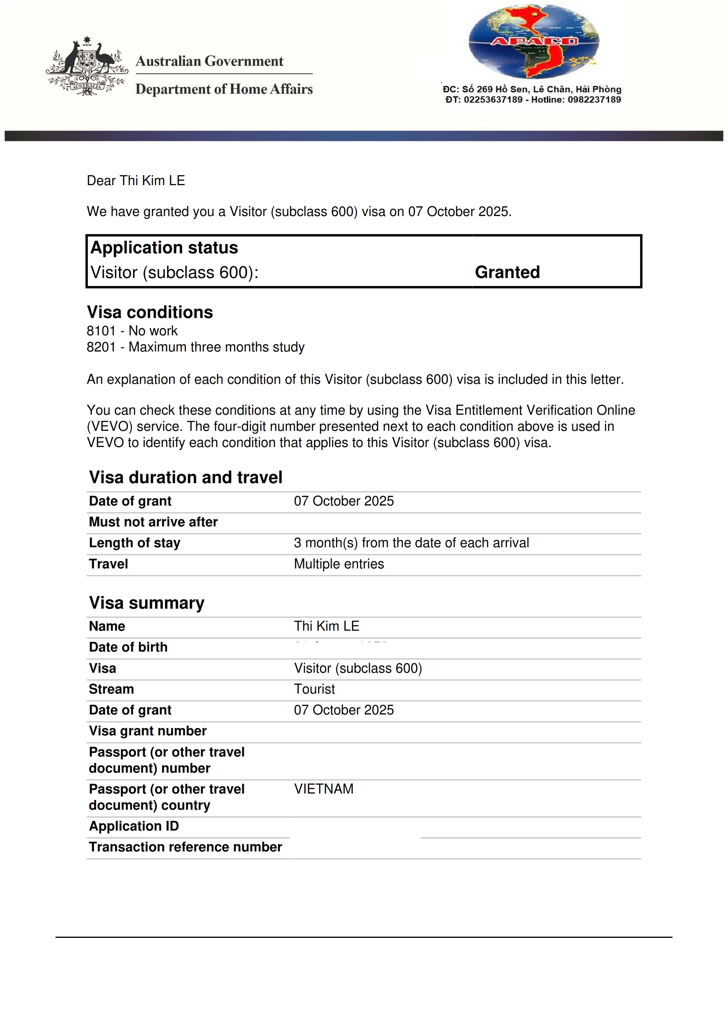 𝐂𝐇𝐔́𝐂 𝐌𝐔̛̀𝐍𝐆 𝐂𝐎̂ 𝐋𝐄̂ 𝐓𝐇𝐈̣ 𝐊𝐈𝐌 𝐓𝐈𝐄̂́𝐏 𝐓𝐔̣𝐂 𝐍𝐇𝐀̣̂𝐍 𝐕𝐈𝐒𝐀 𝐔́𝐂 𝐓𝐇𝐀̀𝐍𝐇 𝐂𝐎̂𝐍𝐆!